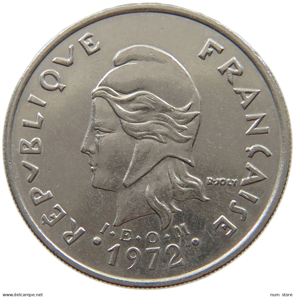 POLYNESIA 20 FRANCS 1972  #a043 0121 - French Polynesia