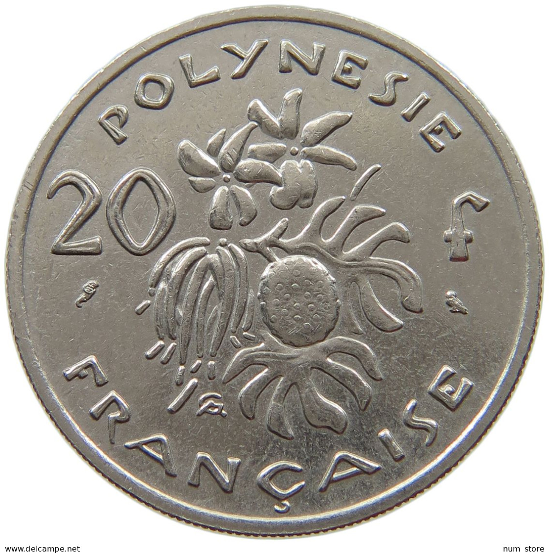 POLYNESIA 20 FRANCS 1972  #a043 0121 - Frans-Polynesië