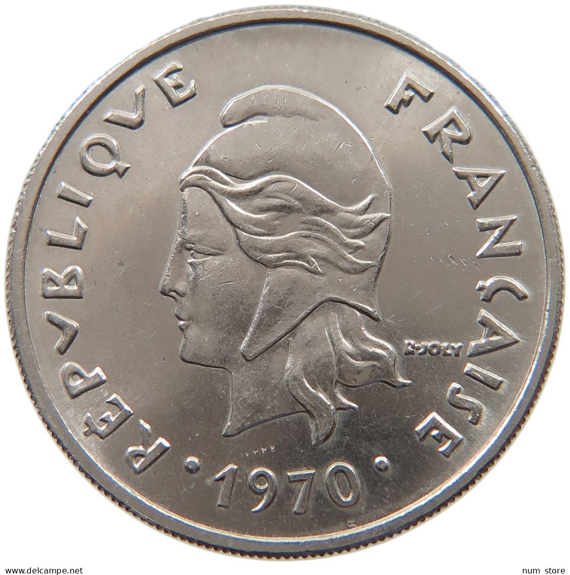 POLYNESIA 20 FRANCS 1970  #a049 0717 - Französisch-Polynesien