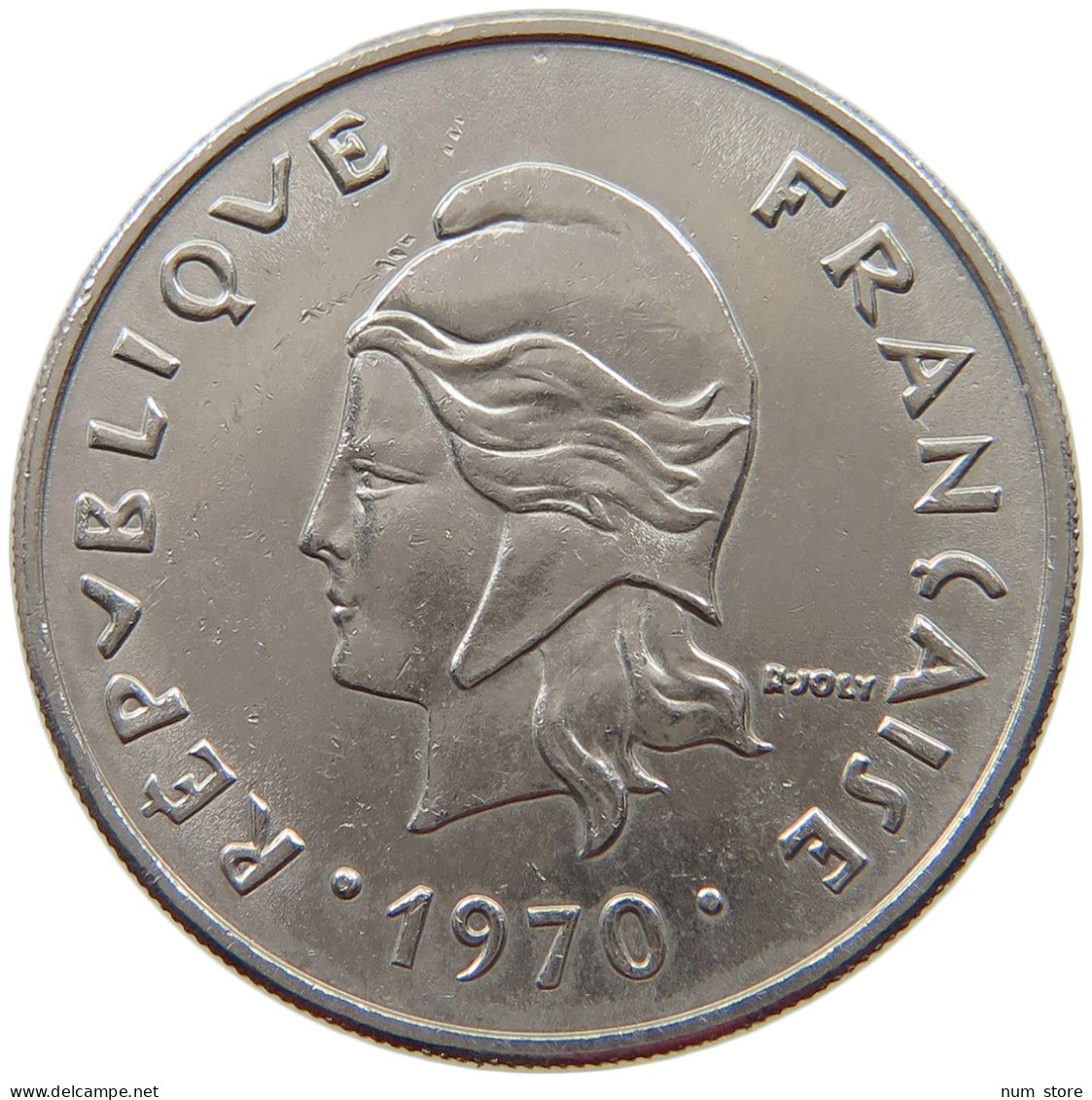 POLYNESIA 20 FRANCS 1970  #a013 0815 - Polinesia Francese