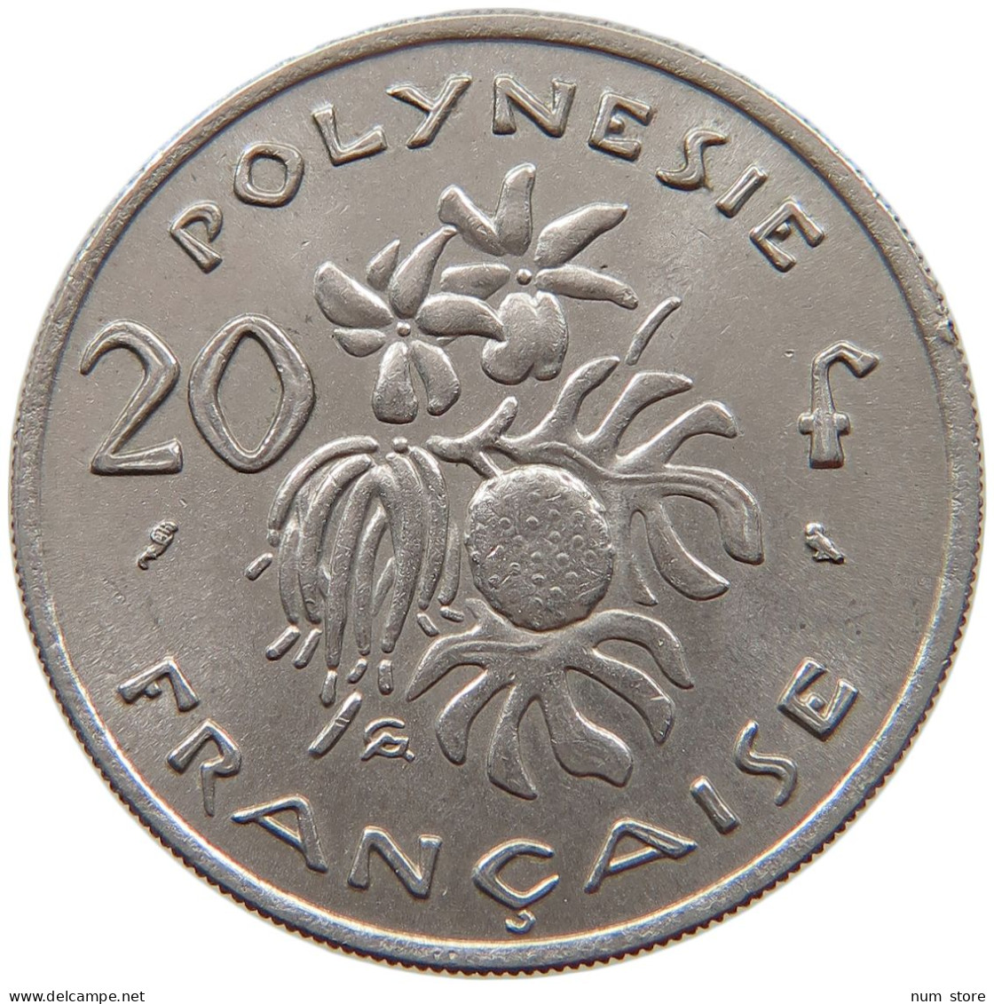 POLYNESIA 20 FRANCS 1967  #c064 0253 - French Polynesia