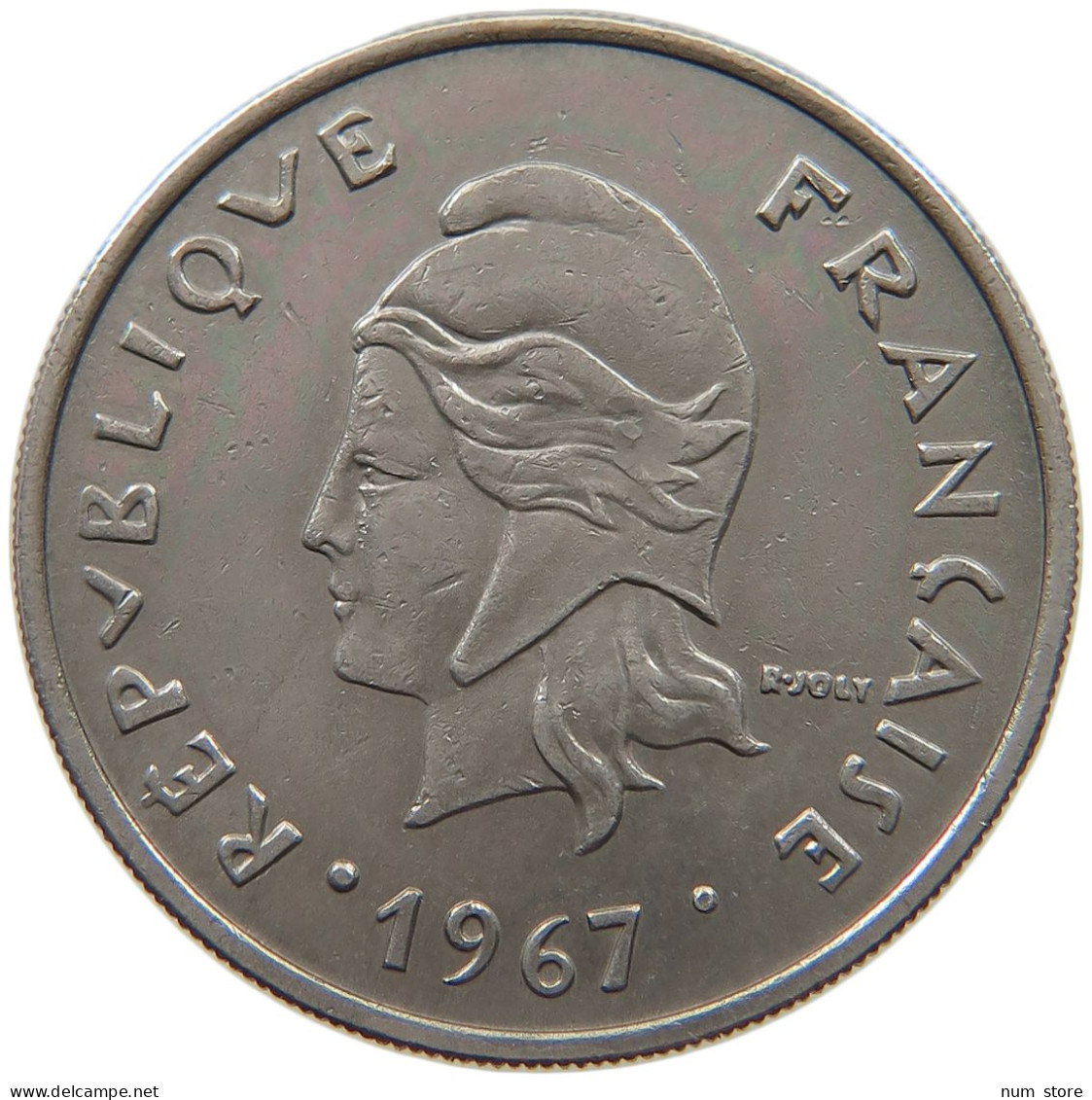 POLYNESIA 20 FRANCS 1967  #a053 0829 - Polinesia Francesa