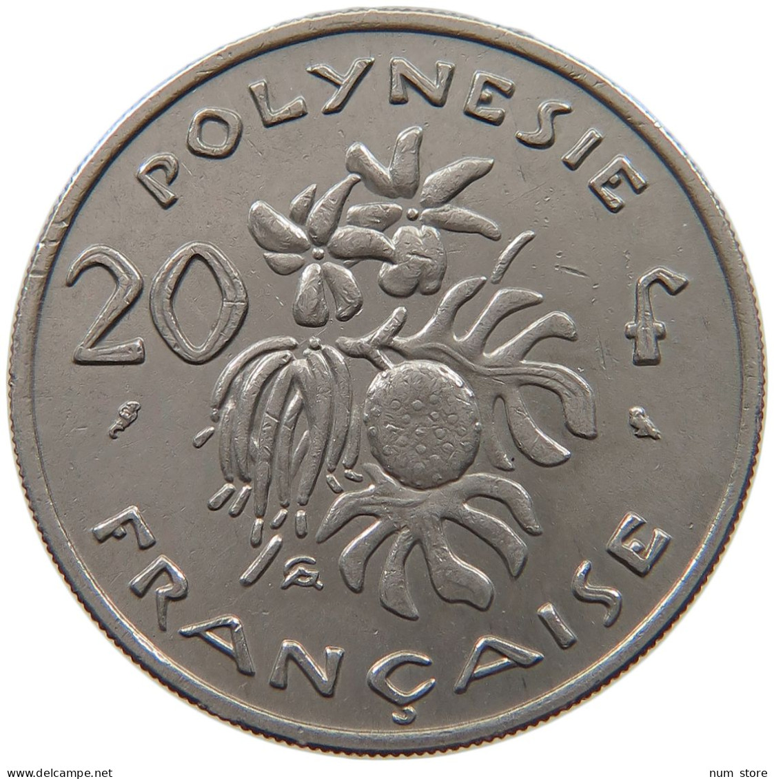 POLYNESIA 20 FRANCS 1967  #a053 0829 - French Polynesia