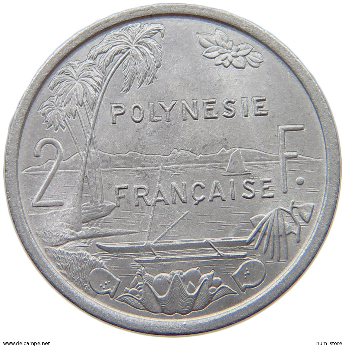 POLYNESIA 2 FRANCS 1973  #a022 0159 - Polinesia Francese