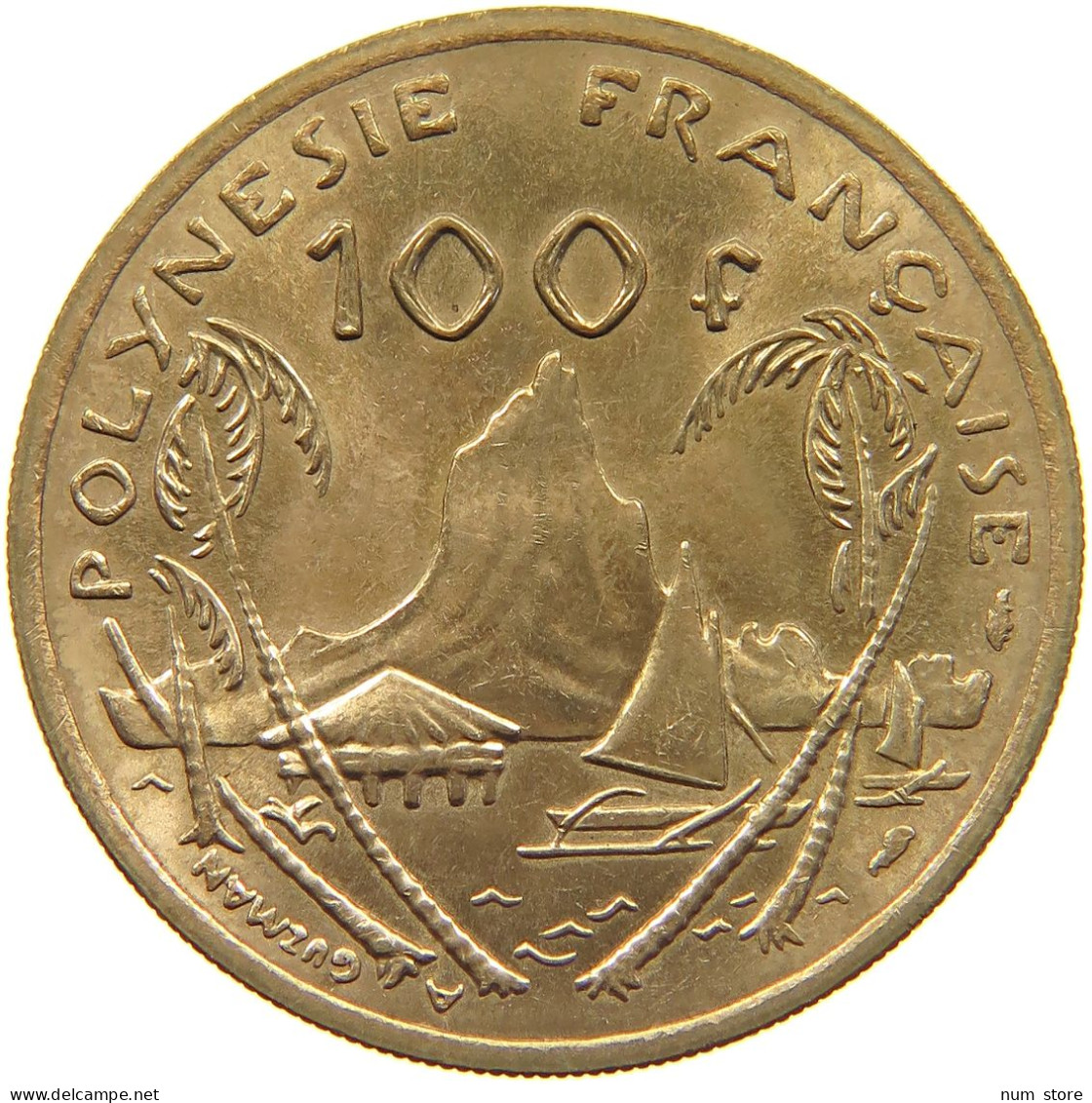 POLYNESIA 100 FRANCS 1976  #c013 0421 - Polynésie Française