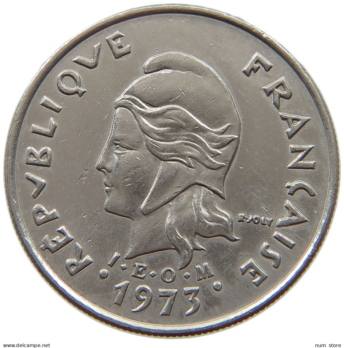 POLYNESIA 10 FRANCS 1973  #a015 0683 - Polinesia Francesa