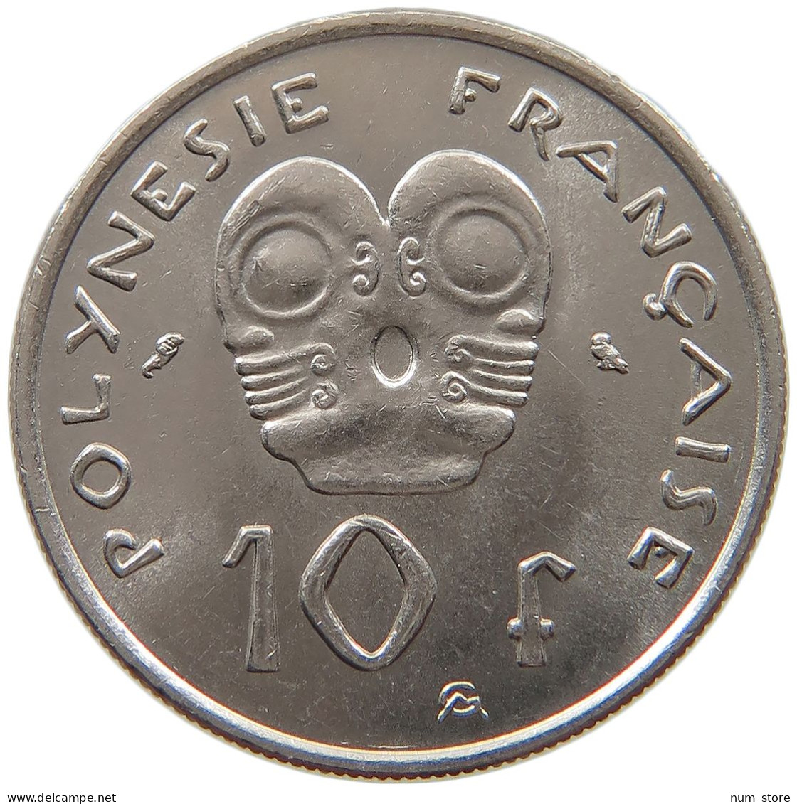 POLYNESIA 10 FRANCS 1973  #s079 0477 - Polinesia Francesa