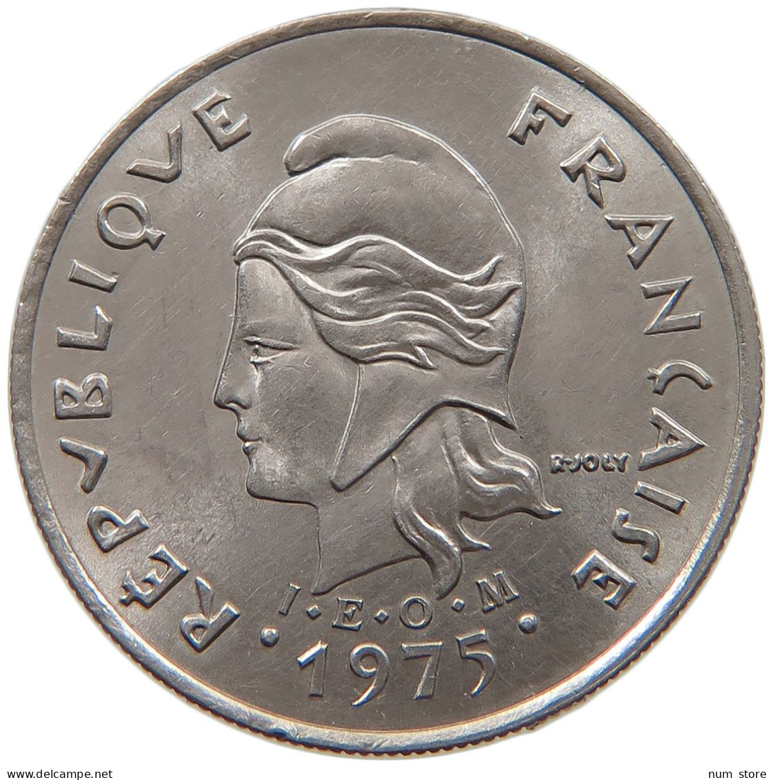 POLYNESIA 10 FRANCS 1975  #a053 0809 - Polinesia Francese