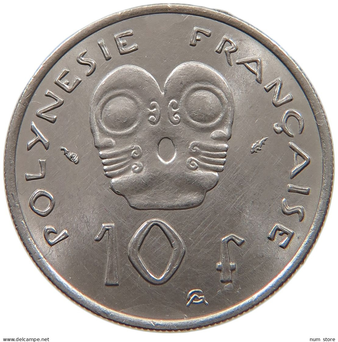 POLYNESIA 10 FRANCS 1975  #a053 0809 - French Polynesia