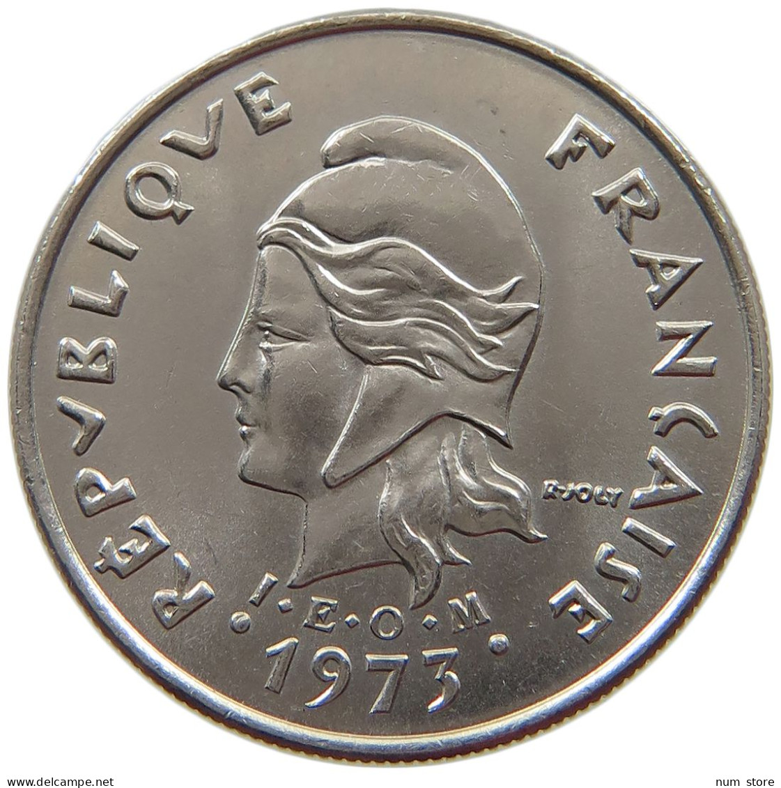 POLYNESIA 10 FRANCS 1973  #s065 0391 - Polinesia Francesa