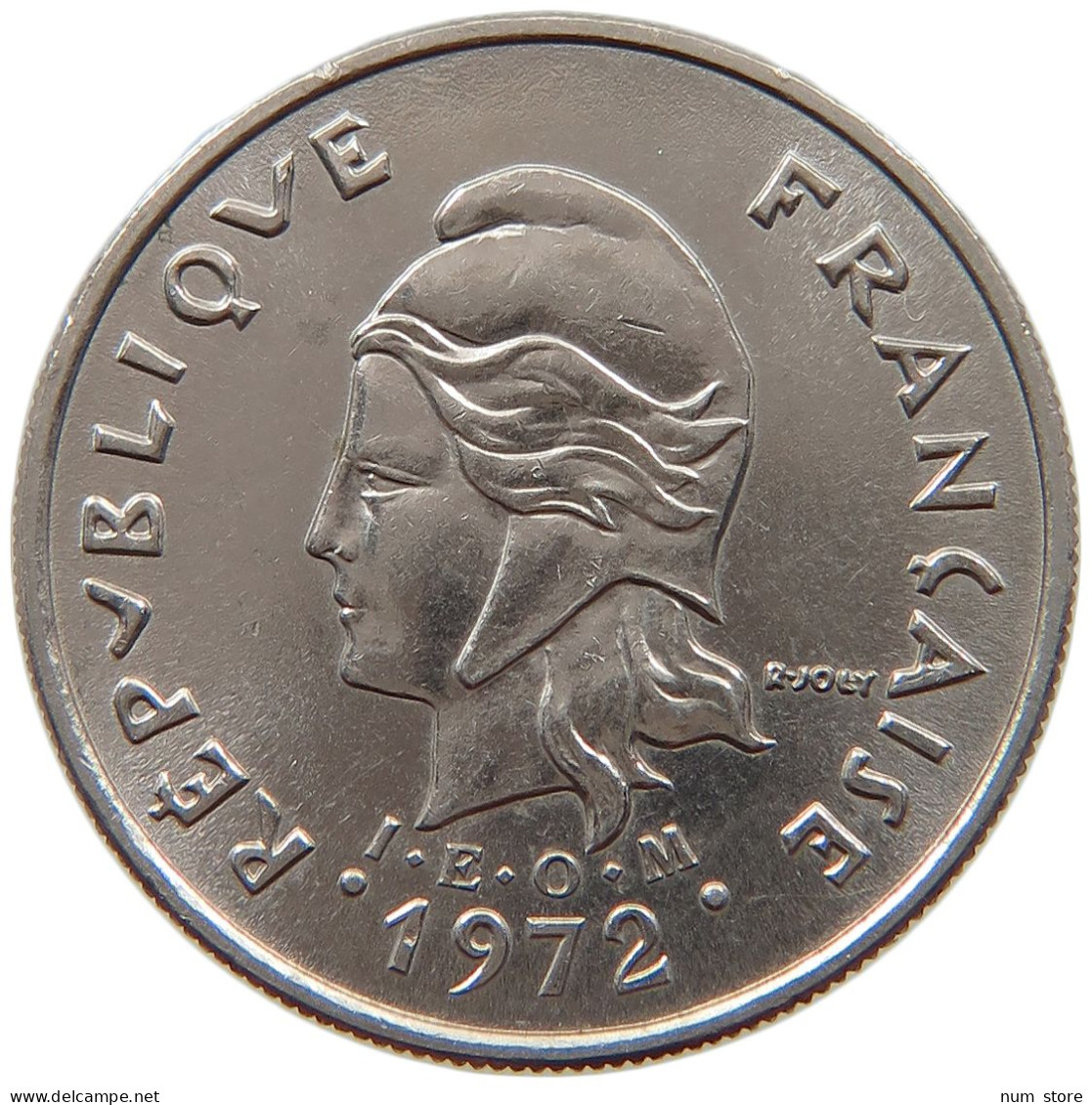 POLYNESIA 10 FRANCS 1972  #c063 0415 - Frans-Polynesië