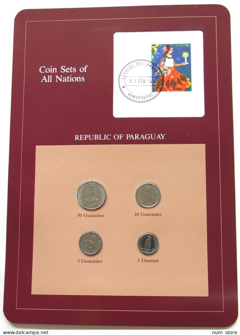 PARAGUAY SET  FRANKLIN MINT #bs09 0077 - Paraguay