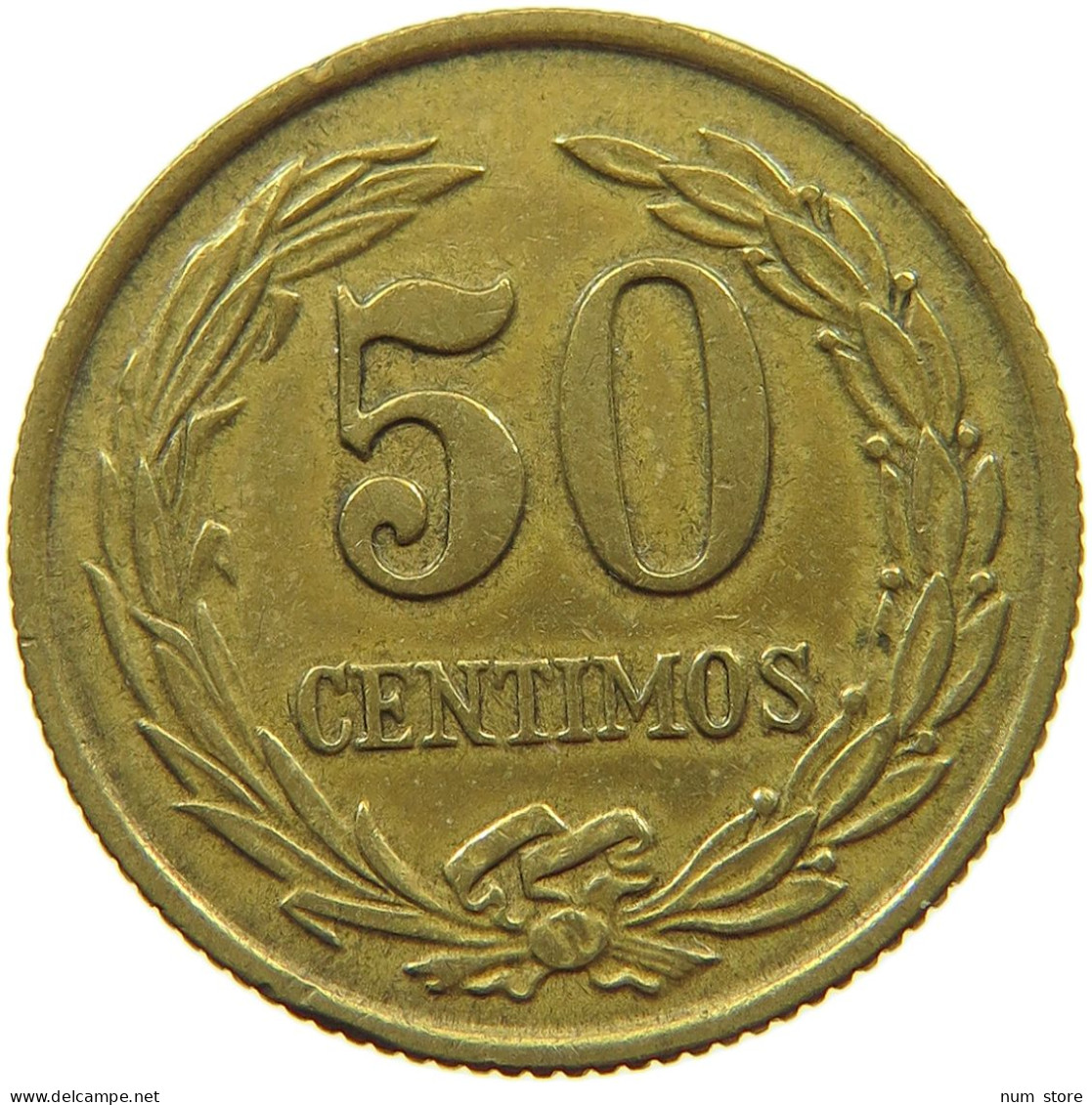 PARAGUAY 50 CENTIMOS 1951  #s066 0303 - Paraguay