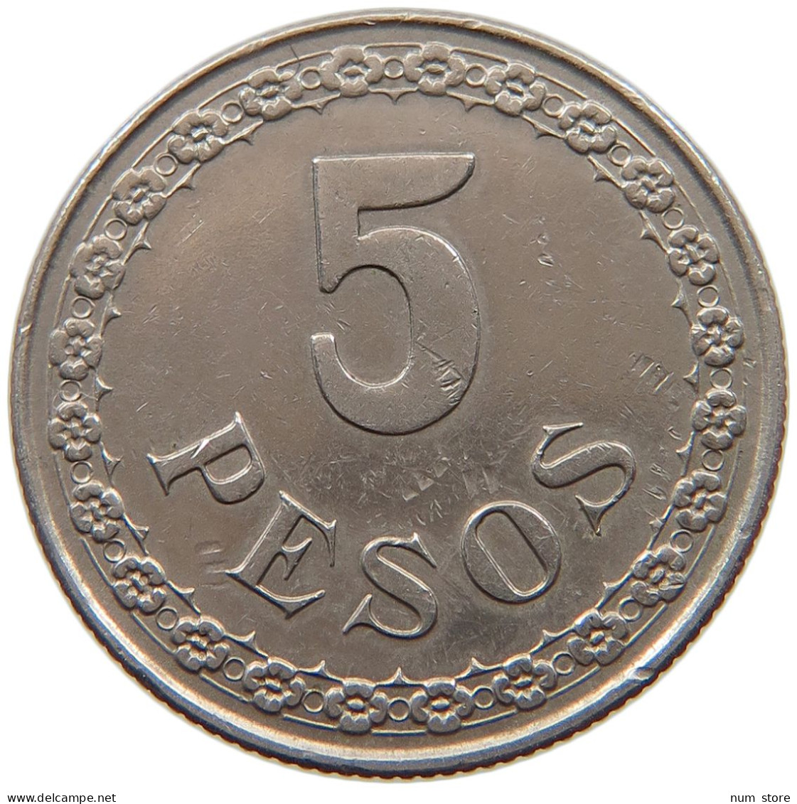 PARAGUAY 5 PESOS 1939  #t092 0021 - Paraguay