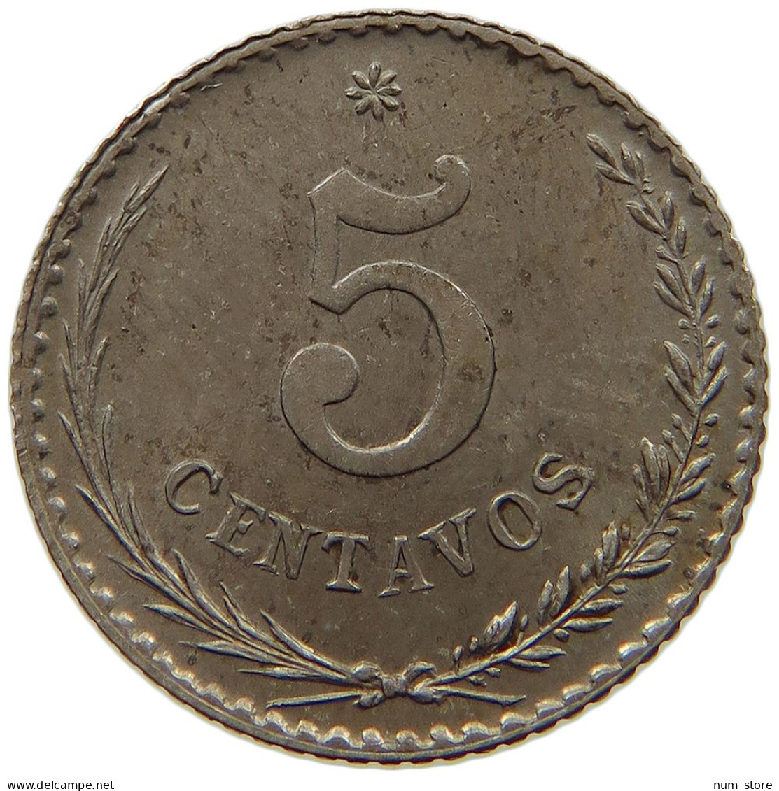 PARAGUAY 5 CENTAVOS 1903  #t076 0297 - Paraguay