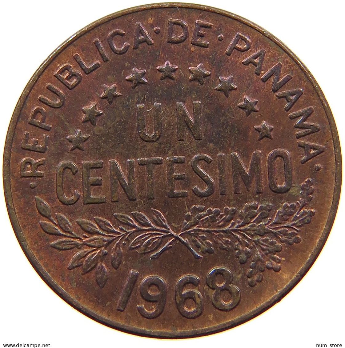 PANAMA CENTESIMO 1968  #s054 0671 - Panama