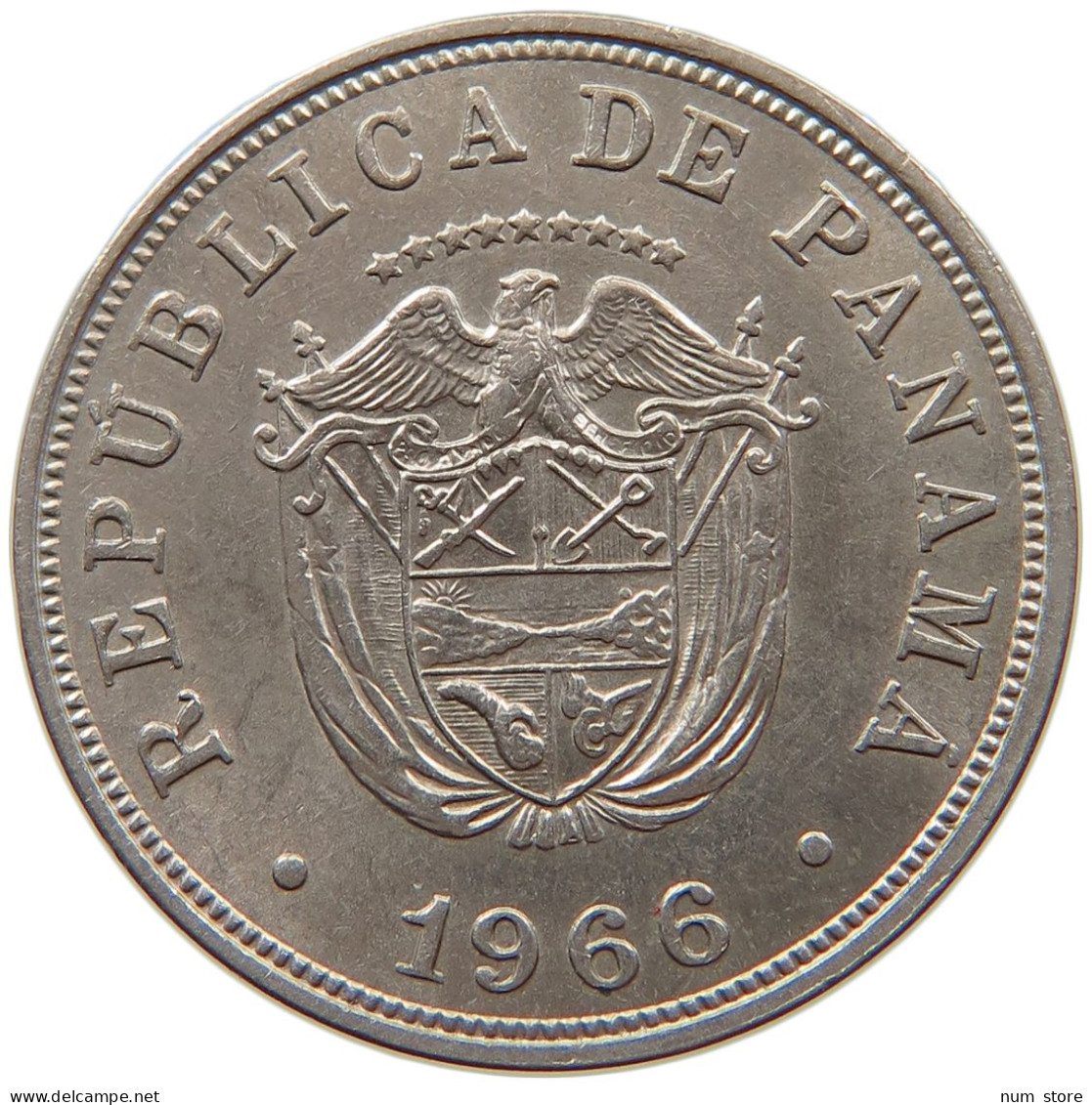 PANAMA 5 CENTESIMOS 1966  #s028 0185 - Panama