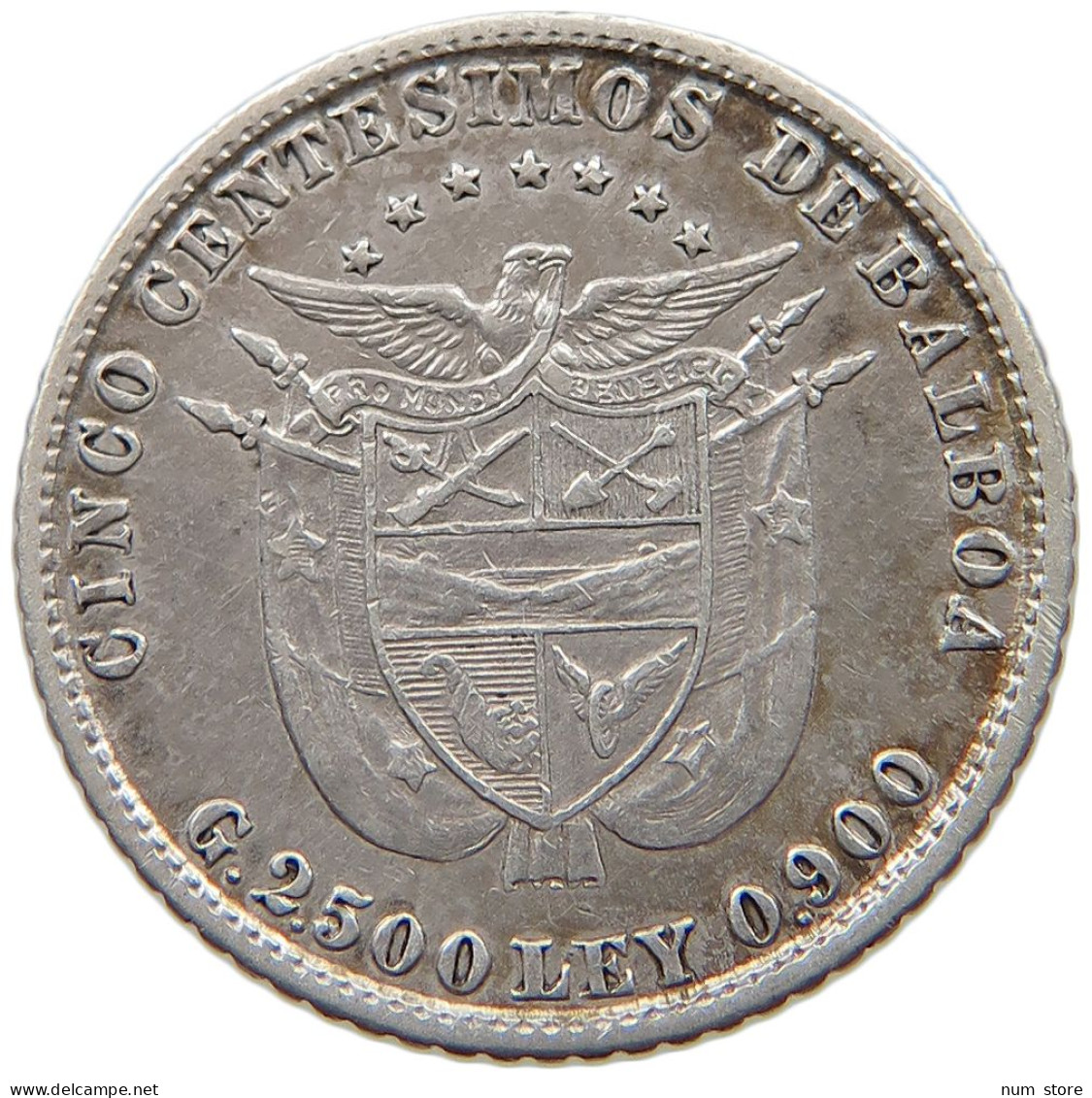 PANAMA 5 CENTESIMOS 1904  #t135 0061 - Panama