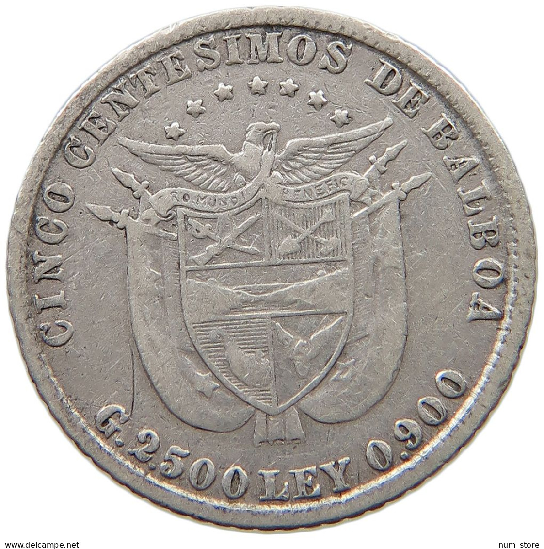 PANAMA 5 CENTESIMOS 1904  #a033 0097 - Panama