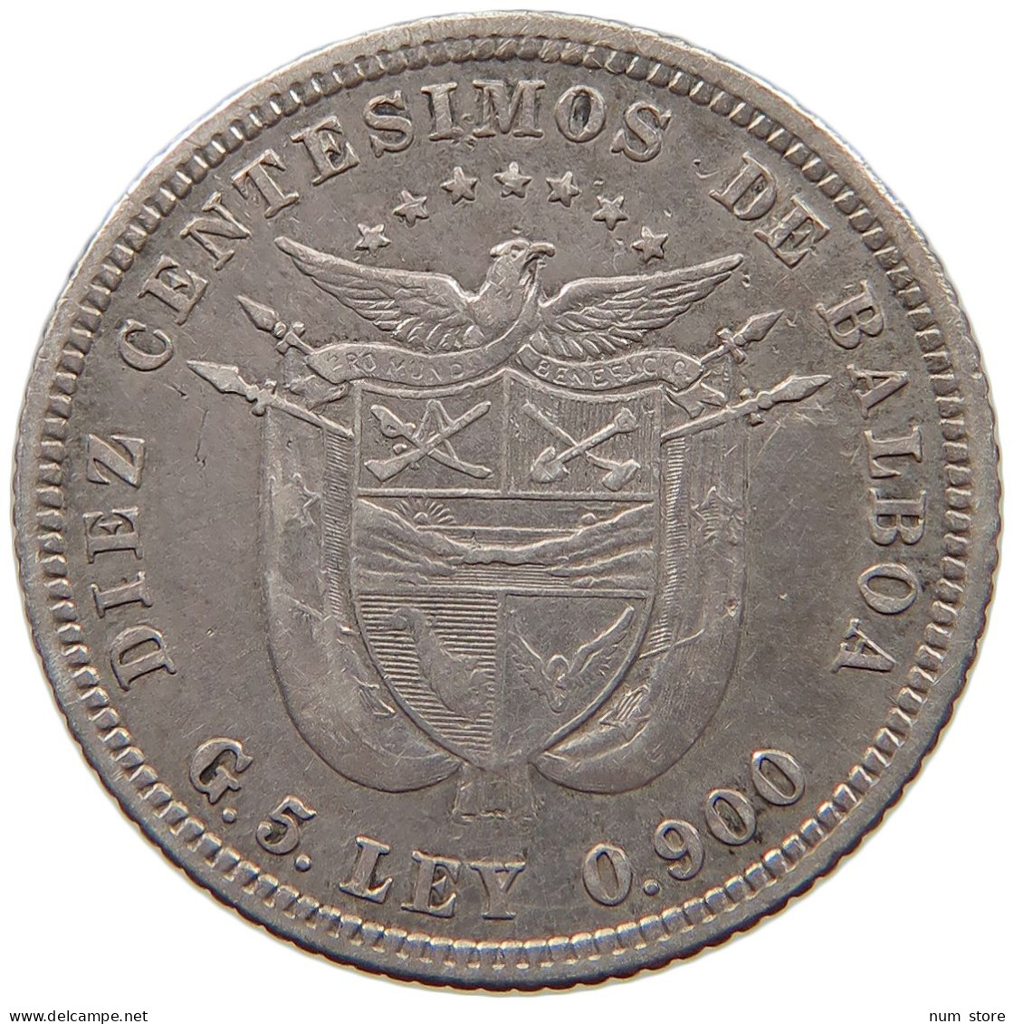 PANAMA 10 CENTESIMOS 1904  #c049 0065 - Panama