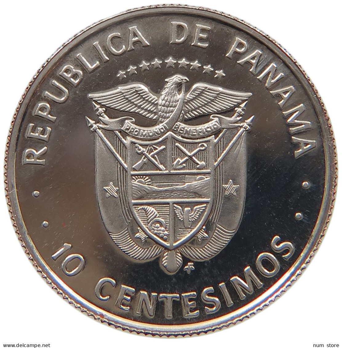 PANAMA 10 CENTESIMOS 1977  #c040 0273 - Panamá