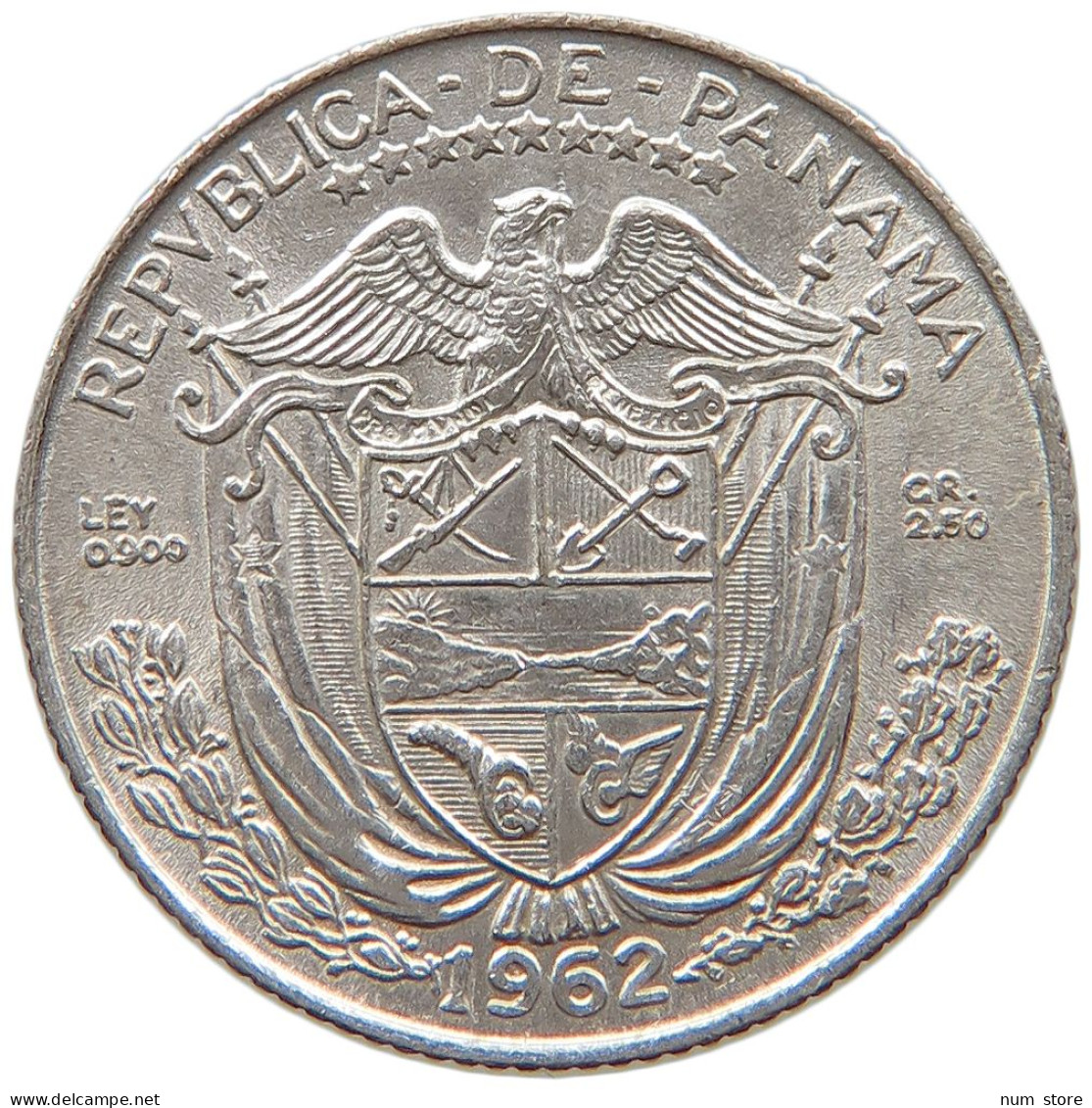 PANAMA 1/10 BALBOA 1962  #s017 0055 - Panamá