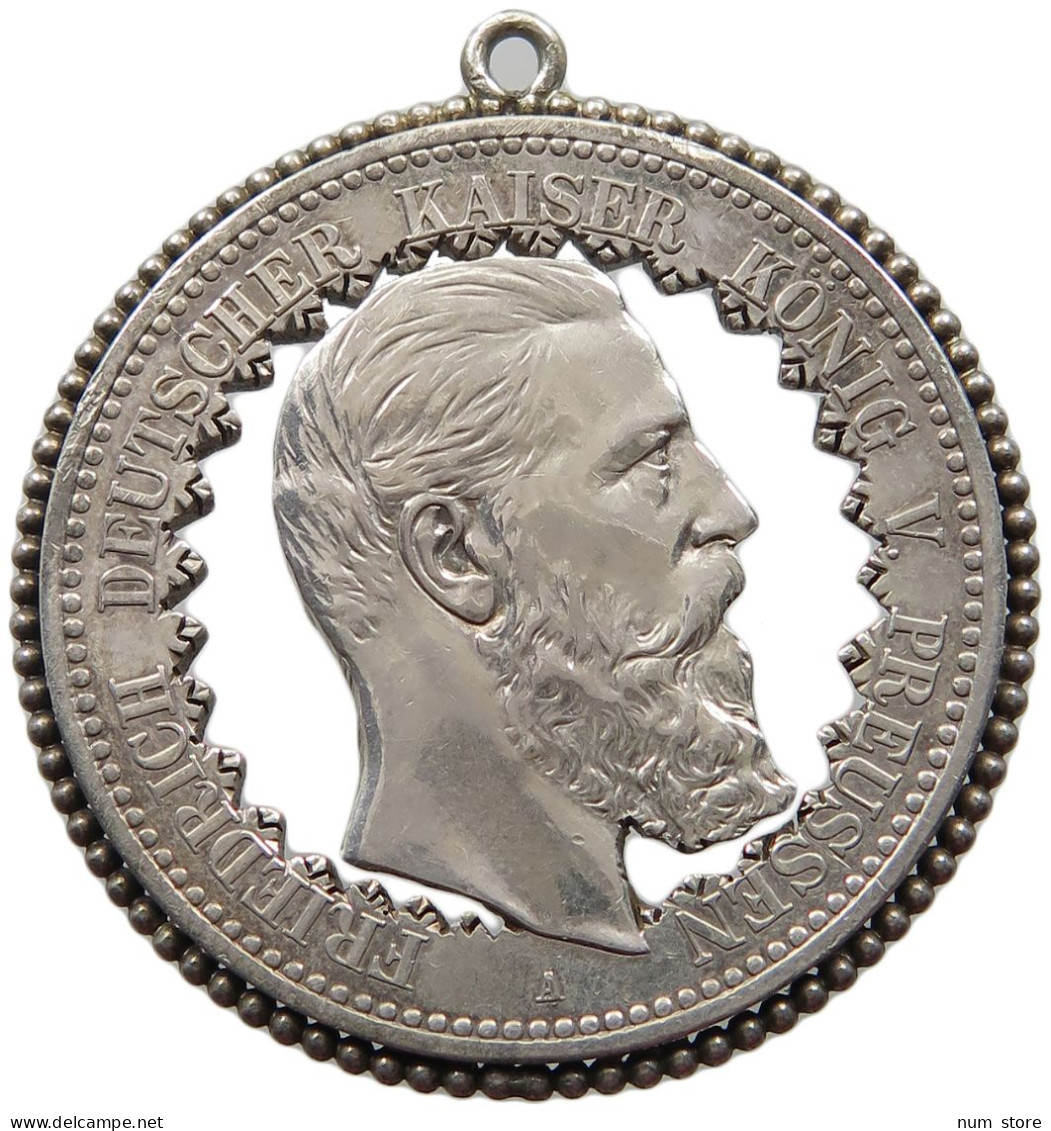 PREUSSEN 5 MARK 1888 Friedrich III. (1888) #a001 0055 - 2, 3 & 5 Mark Plata