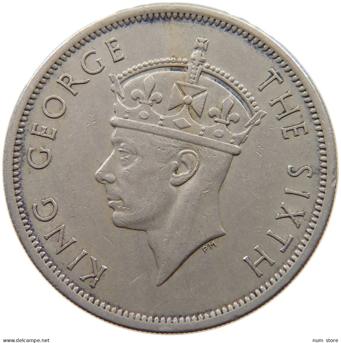 RHODESIA 1/2 CROWN HALFCROWN 1949 George VI. (1936-1952) #s039 0141 - Rhodésie