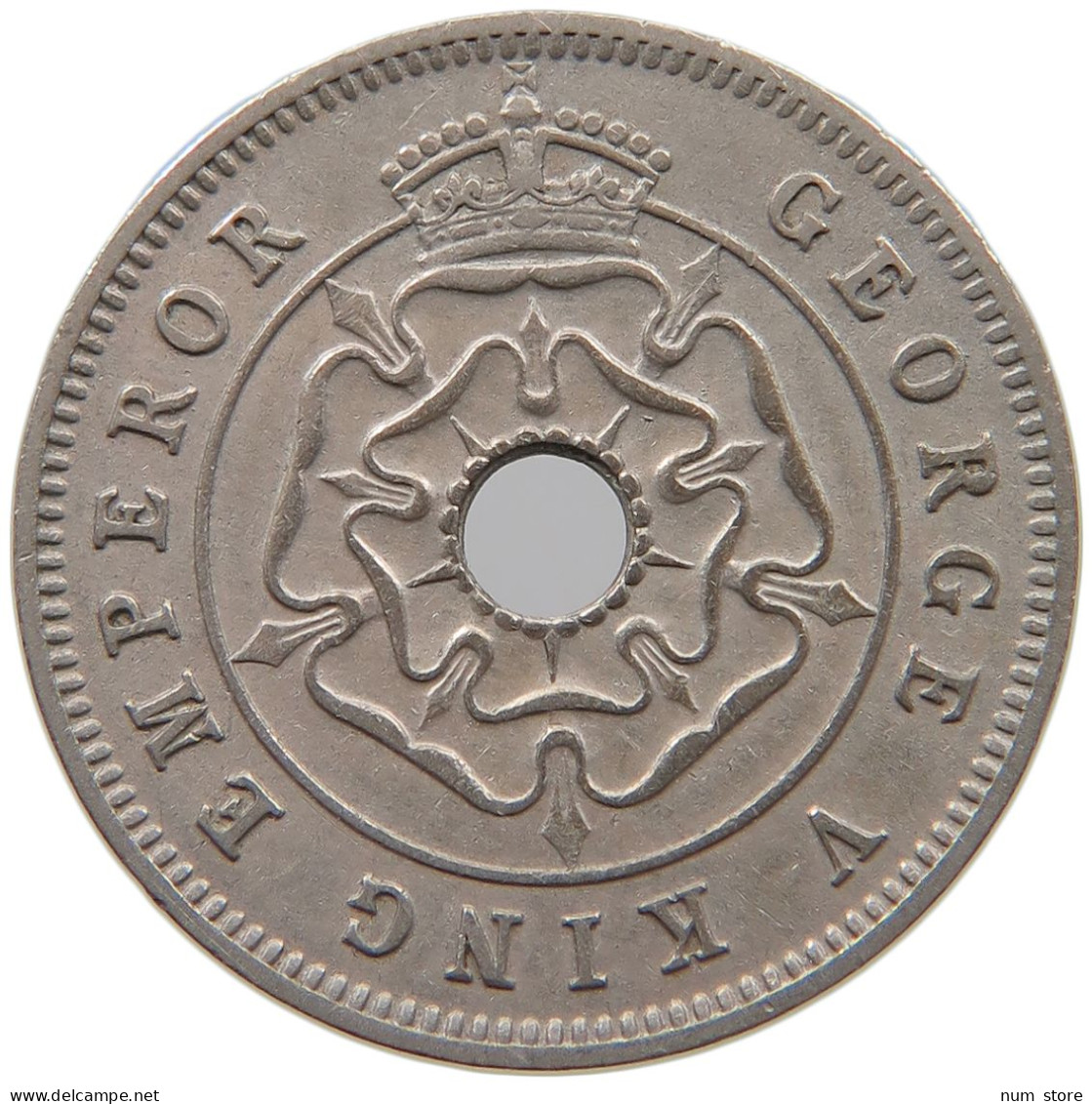 RHODESIA 1/2 PENNY 1934 George V. (1910-1936) #a080 0261 - Rhodésie