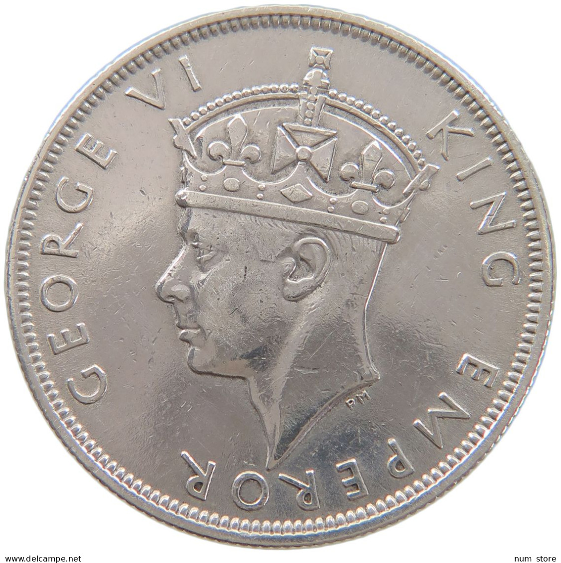 RHODESIA 1/2 CROWN 1942 George VI. (1936-1952) #t152 0267 - Rhodesia