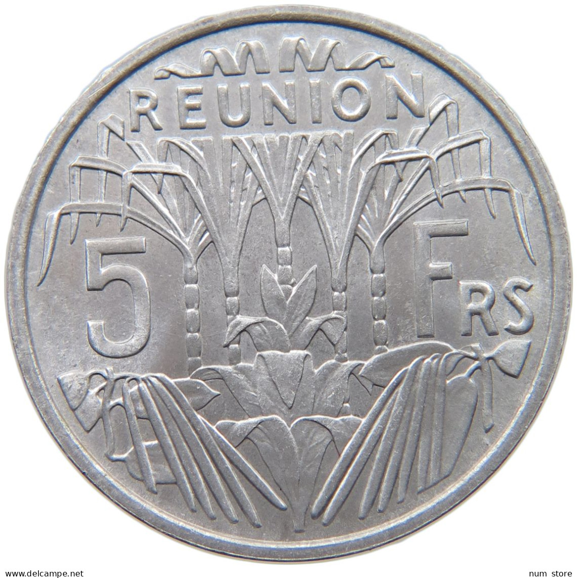 REUNION 5 FRANCS 1955  #c035 0367 - Reunión