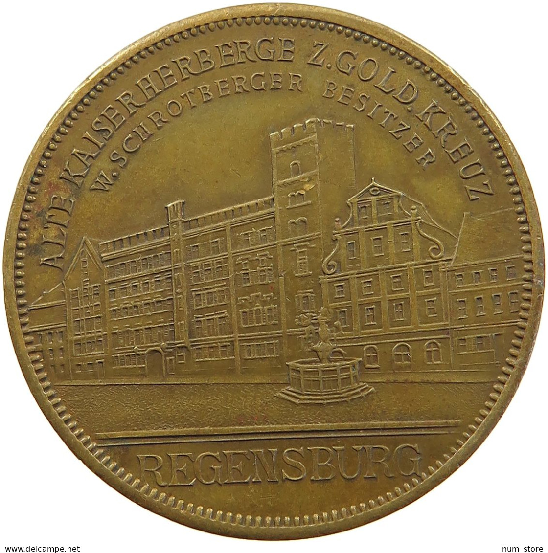 REGENSBURG MEDAILLE  LUDWIG I. REGENSBURG #c051 0441 - Autres & Non Classés