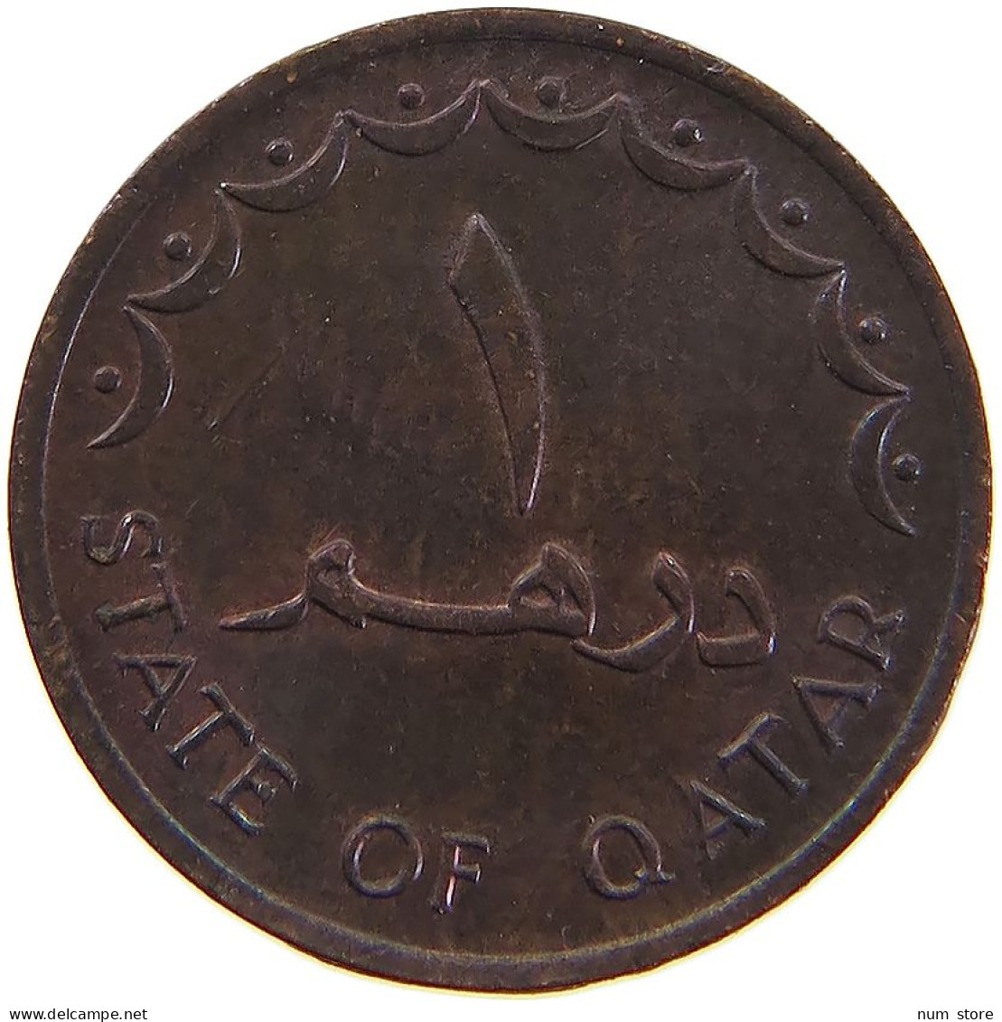 QATAR DIRHAM 1973  #s080 0311 - Qatar