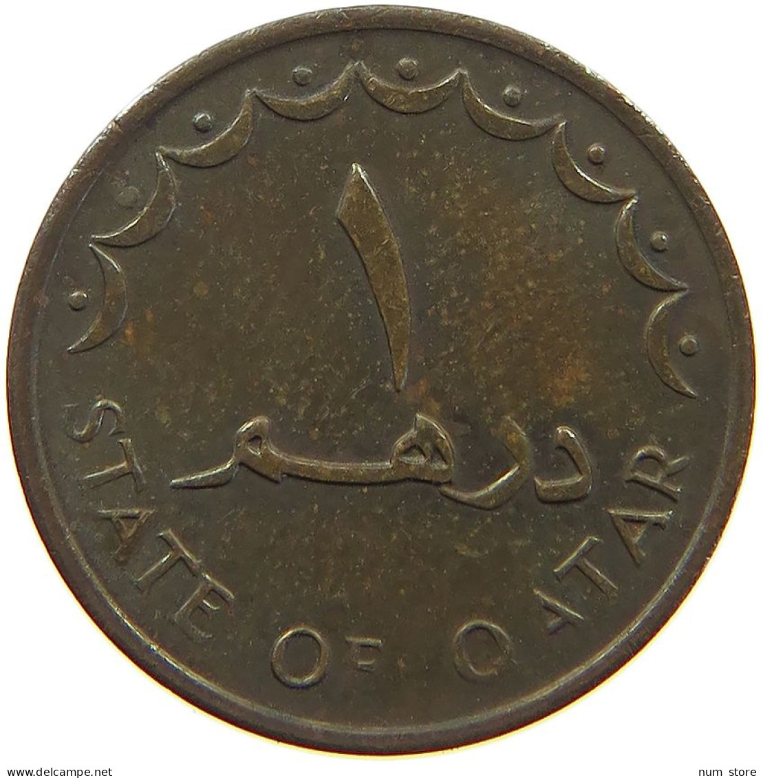 QATAR DIRHAM 1973  #c036 0463 - Qatar