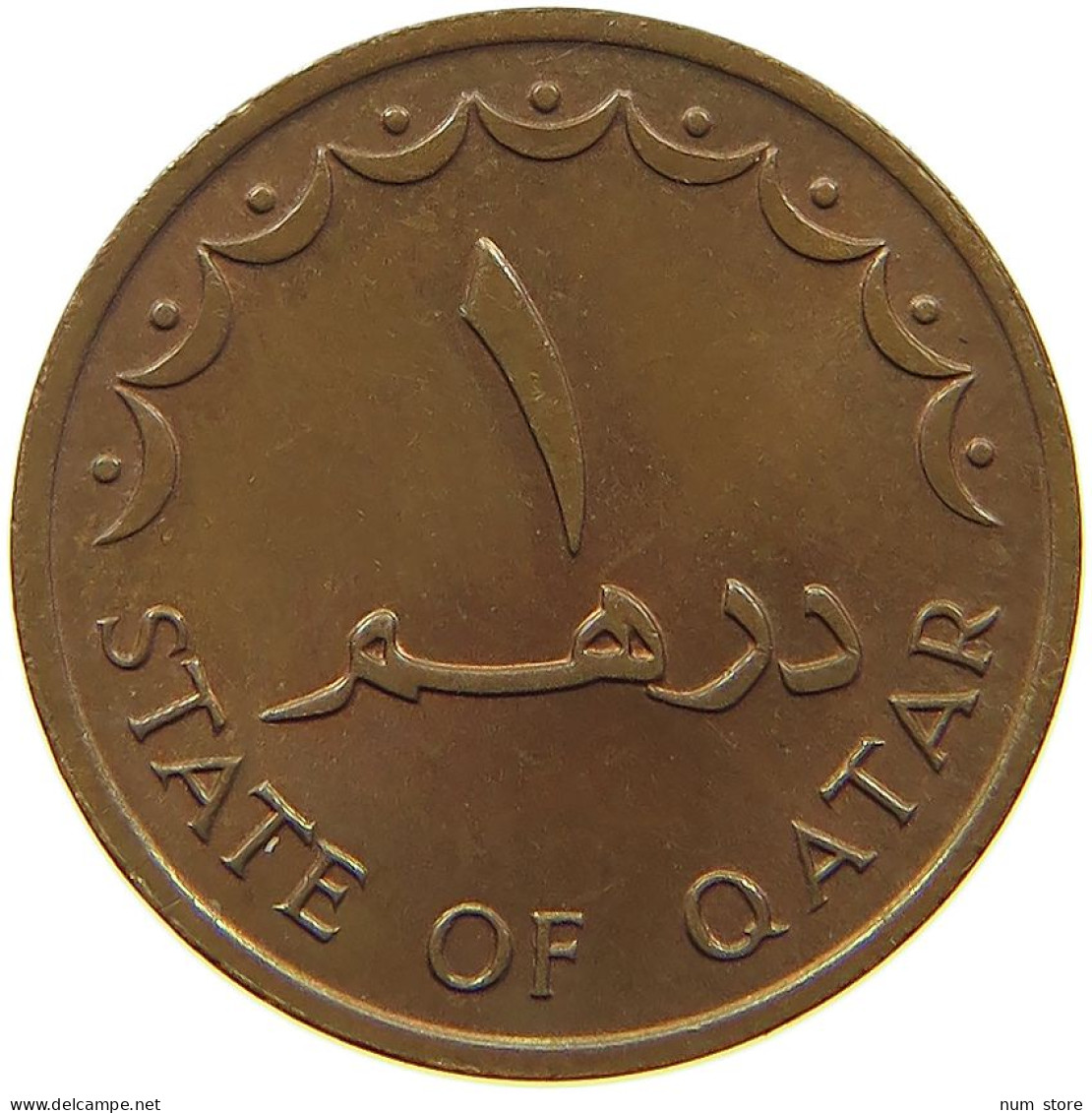 QATAR DIRHAM 1973  #a094 0053 - Qatar