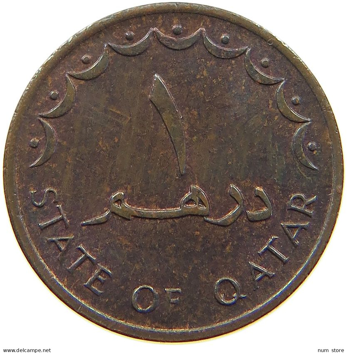 QATAR DIRHAM 1973  #a016 0411 - Qatar