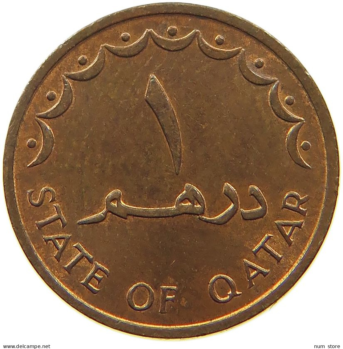QATAR DIRHAM 1973  #a038 0229 - Qatar