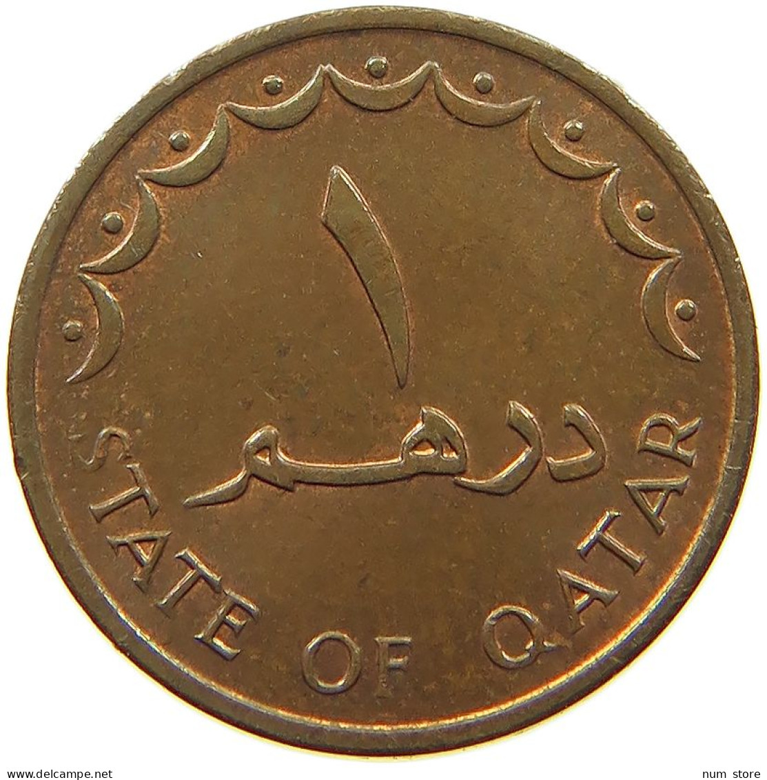 QATAR DIRHAM 1973  #a037 0521 - Qatar