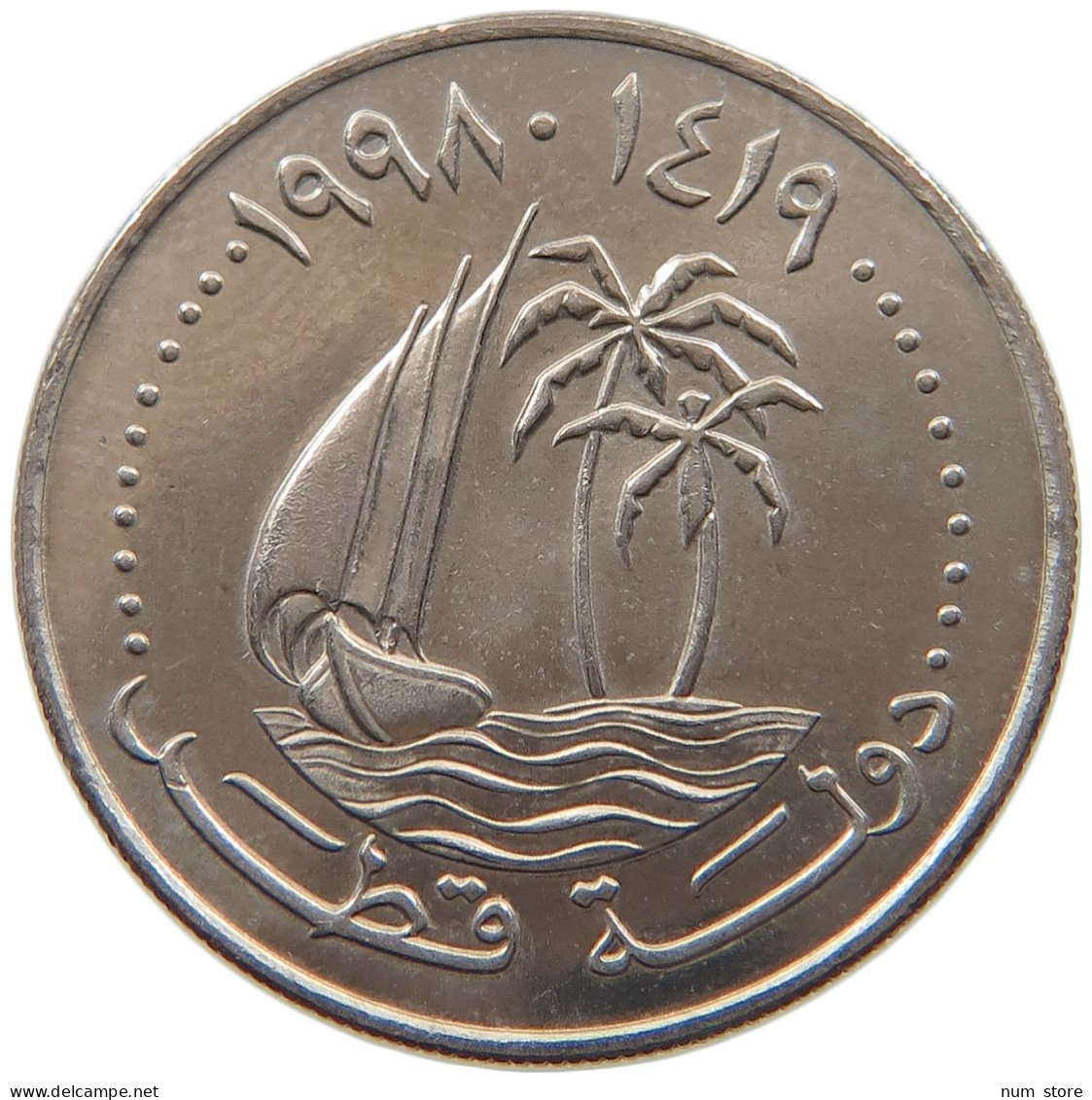 QATAR 50 DIRHAMS 1998  #a037 0191 - Qatar