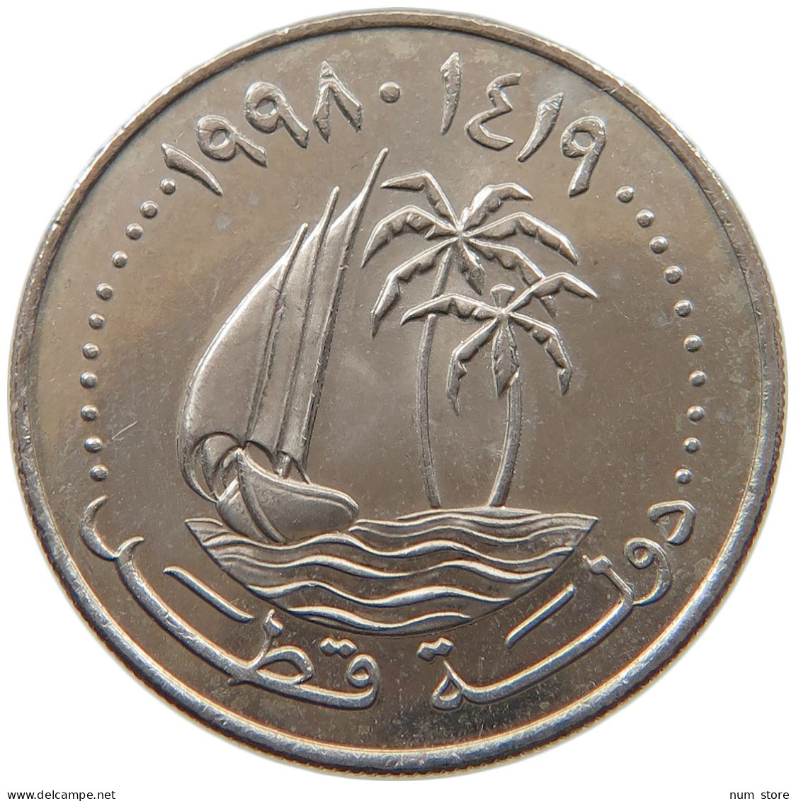 QATAR 50 DIRHAMS 1998  #a037 0177 - Qatar