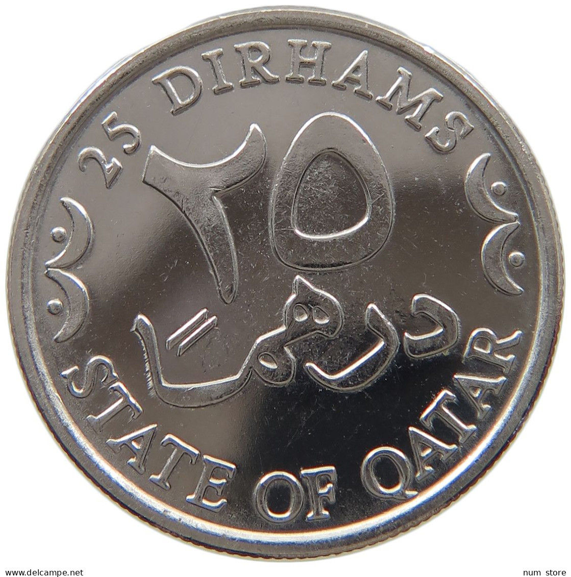 QATAR 25 DIRHAMS 2008  #c073 0375 - Qatar