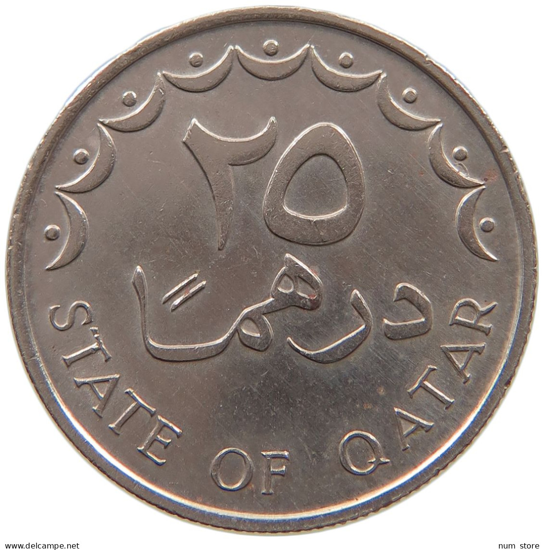 QATAR 25 DIRHAMS 1976  #a080 0437 - Qatar