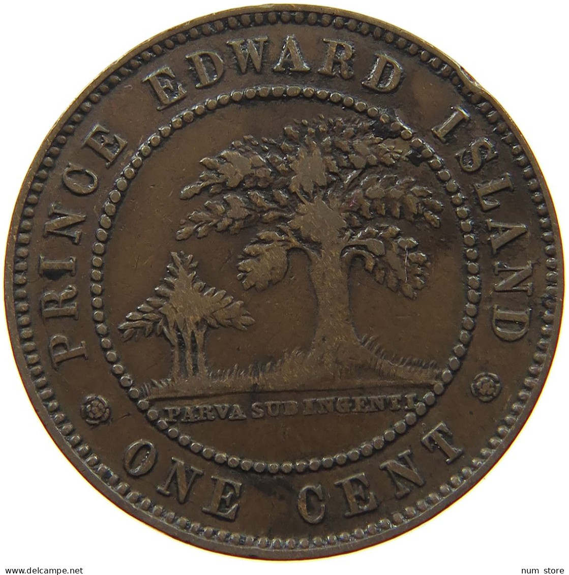 PRINCE EDWARD ISLAND CENT 1871 Victoria 1837-1901 #t149 0177 - Canada