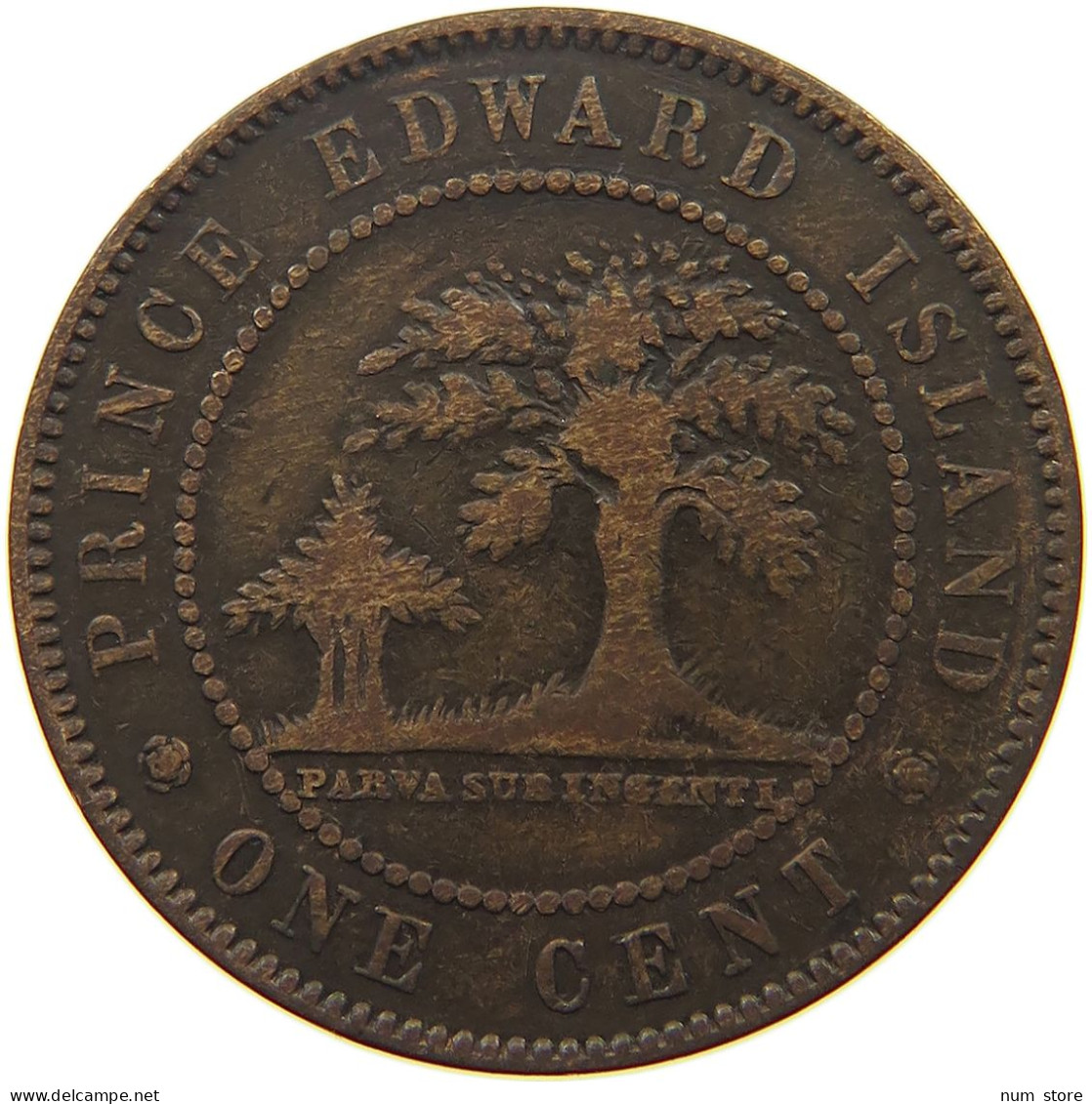 PRINCE EDWARD ISLAND CENT 1871 Victoria 1837-1901 #a002 0407 - Canada