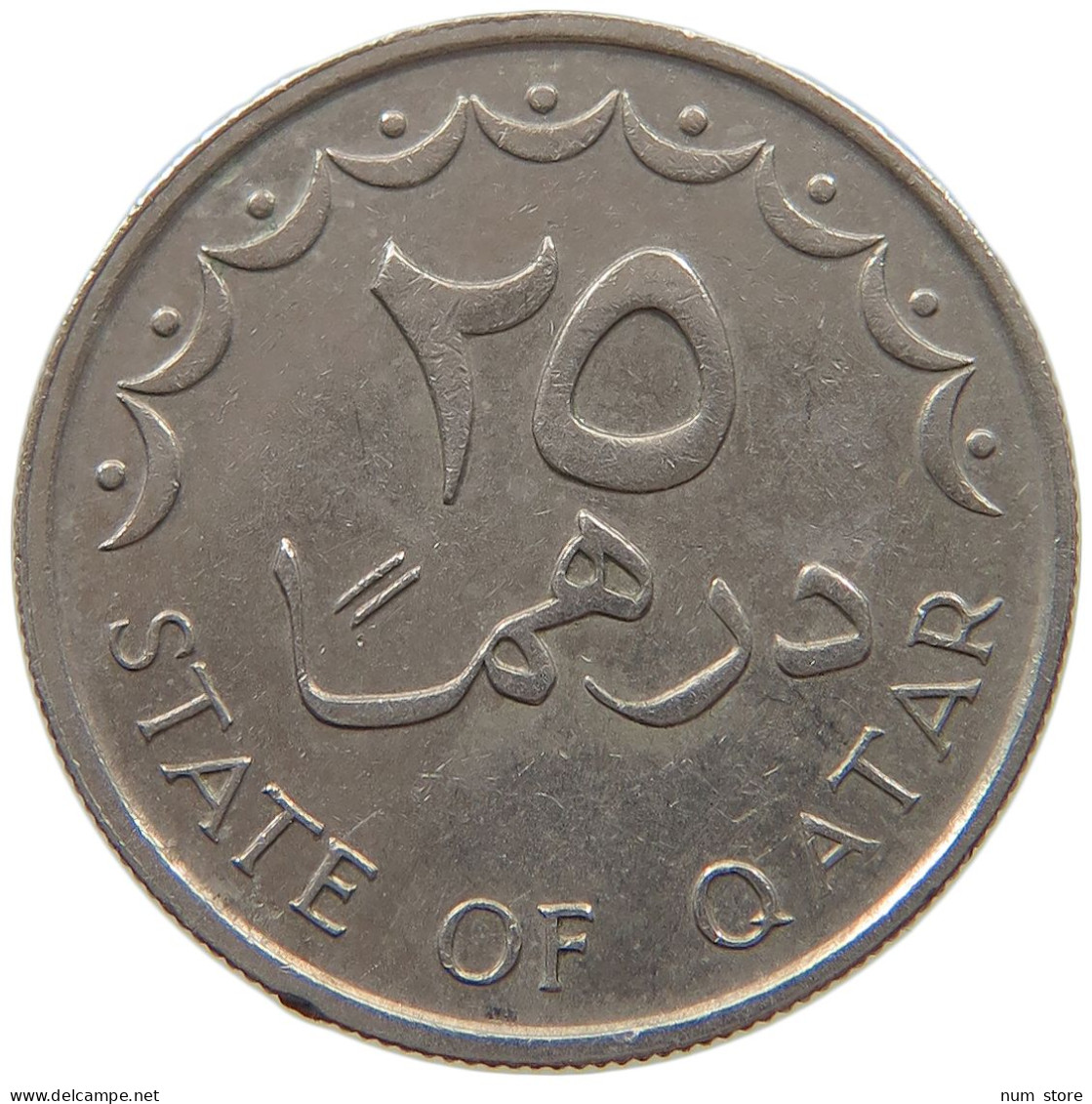 QATAR 25 DIRHAMS 1987  #c073 0349 - Qatar