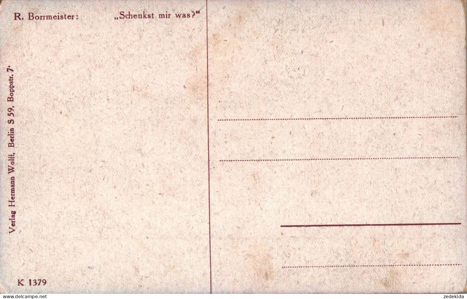 G7008 - Borrmeister R. - Schenkst Mir Was ? - Verlag Hermann Wolff Berlin - Borrmeister, R.