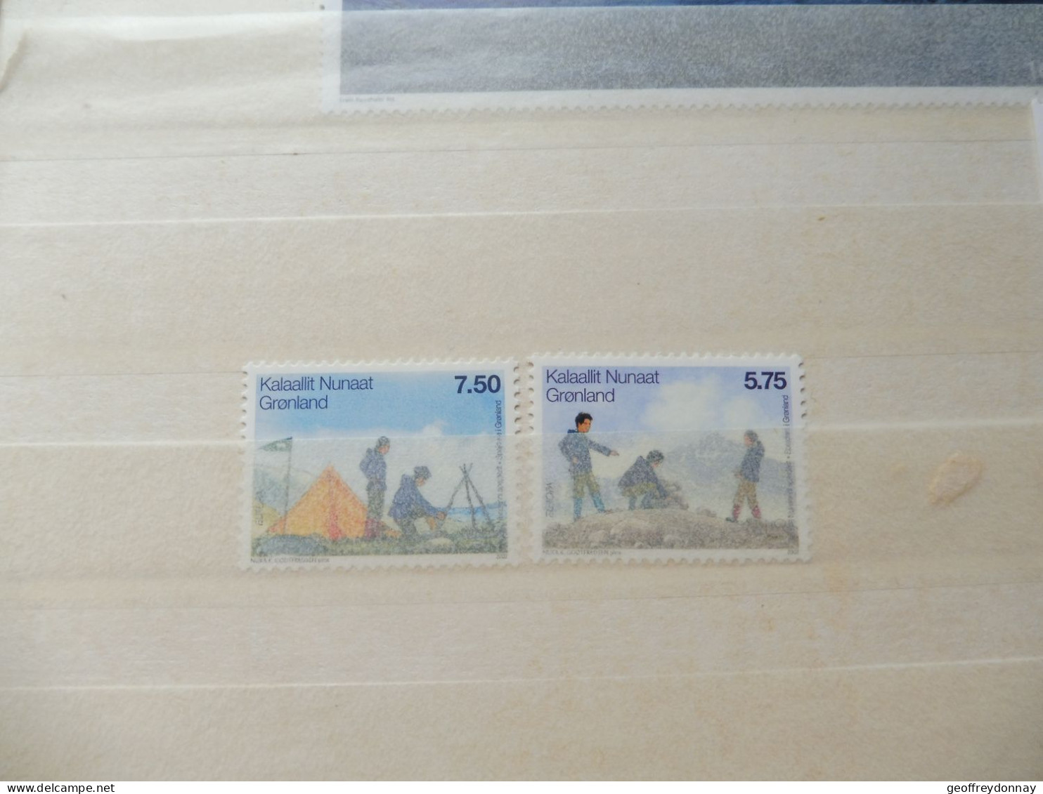 Gronland Groenland 459/460 Neuf ** Mnh Perfect Parfait 2007 Scout Scoutisme Europa - Nuevos