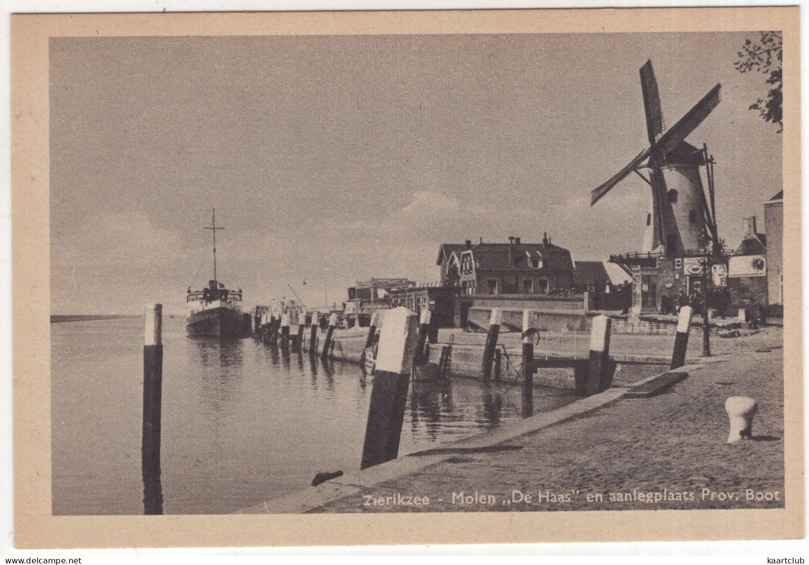 Zierikzee - Molen 'De Haas' En Aanlegplaats Prov. Boot - (Zeeland, Nederland/Holland) - Moulin/Mühle/Mill/Molen - Zierikzee