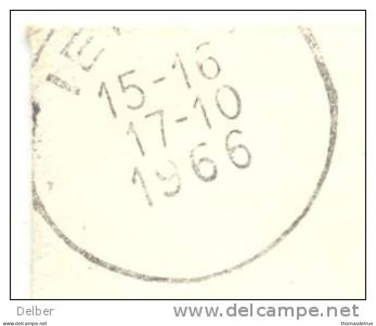 _ik330:N° 859: C IEPER  C  17.10.66-17 + Deel Machinestempel...( Een Uur Vroeger..) - 1951-1975 Heraldieke Leeuw