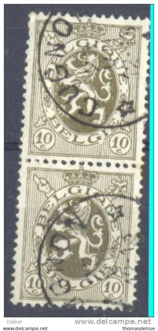 _1c875: N°280: Paar : * CUGNON * : Sterstempel - 1929-1937 Heraldieke Leeuw